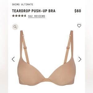 SKIMS ULTIMATE BRA TEARDROP PUSH-UP BRA